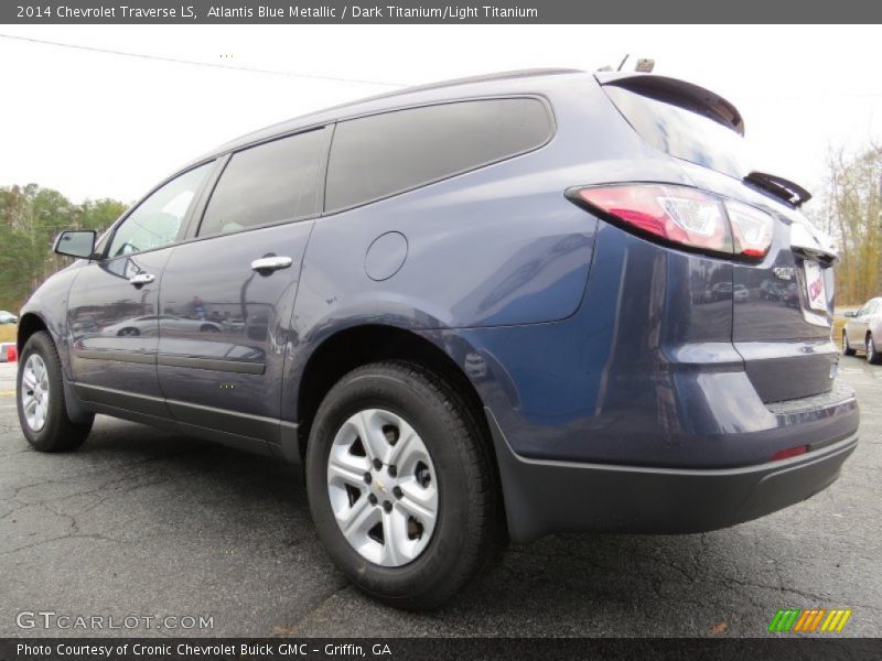 Atlantis Blue Metallic / Dark Titanium/Light Titanium 2014 Chevrolet Traverse LS