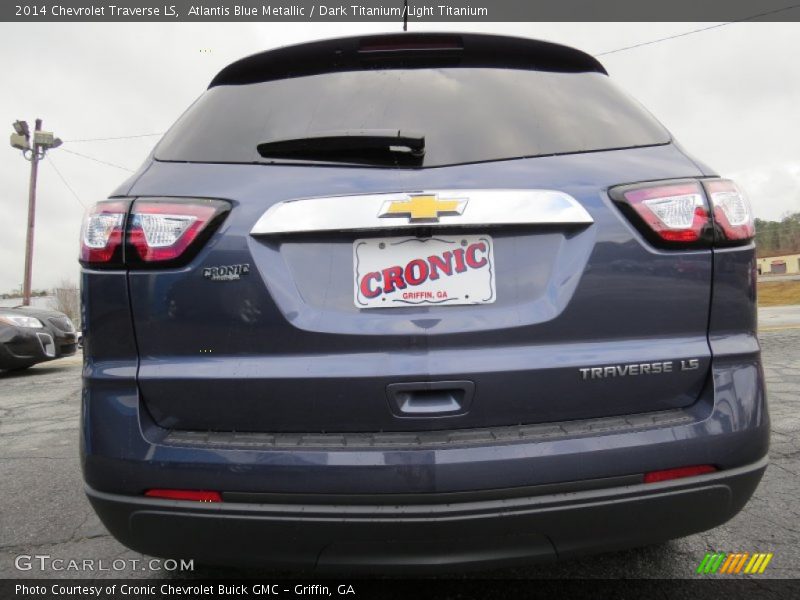 Atlantis Blue Metallic / Dark Titanium/Light Titanium 2014 Chevrolet Traverse LS
