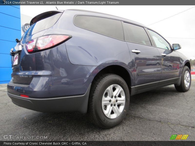 Atlantis Blue Metallic / Dark Titanium/Light Titanium 2014 Chevrolet Traverse LS