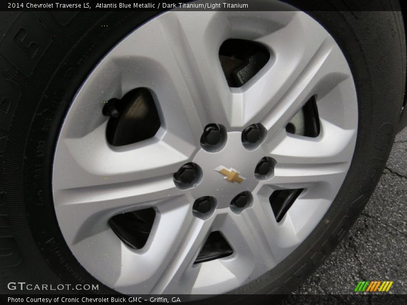 Atlantis Blue Metallic / Dark Titanium/Light Titanium 2014 Chevrolet Traverse LS
