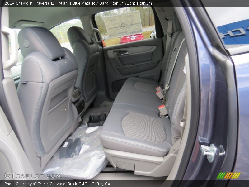Atlantis Blue Metallic / Dark Titanium/Light Titanium 2014 Chevrolet Traverse LS
