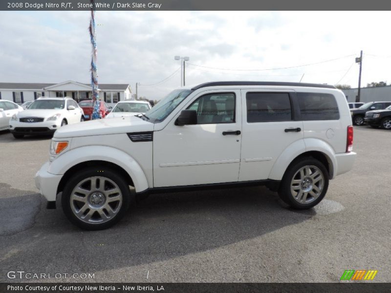 Stone White / Dark Slate Gray 2008 Dodge Nitro R/T
