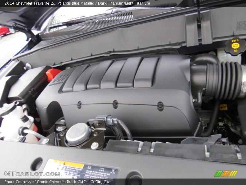 Atlantis Blue Metallic / Dark Titanium/Light Titanium 2014 Chevrolet Traverse LS