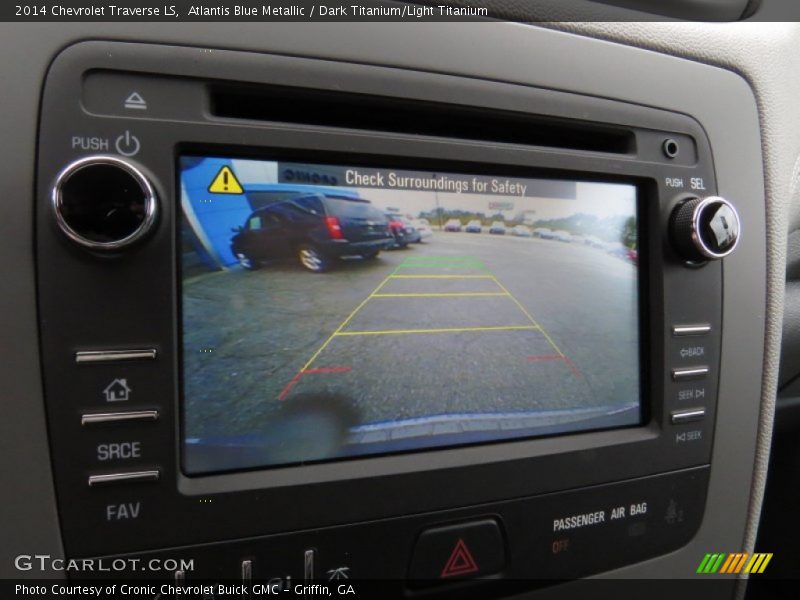 Atlantis Blue Metallic / Dark Titanium/Light Titanium 2014 Chevrolet Traverse LS
