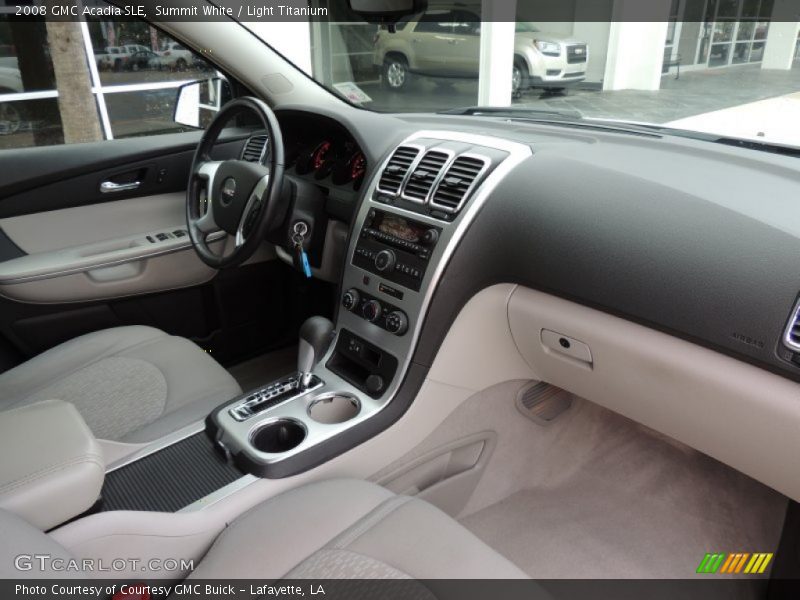 Summit White / Light Titanium 2008 GMC Acadia SLE