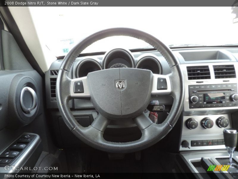 Stone White / Dark Slate Gray 2008 Dodge Nitro R/T