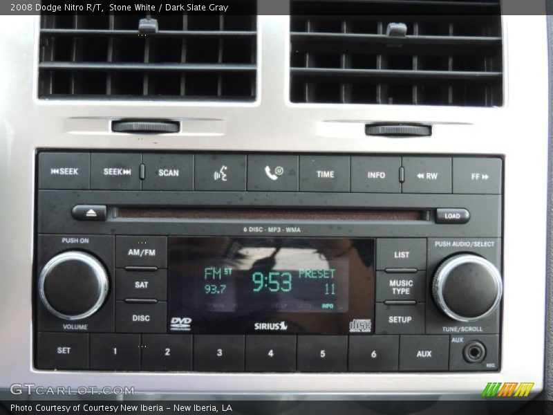Stone White / Dark Slate Gray 2008 Dodge Nitro R/T
