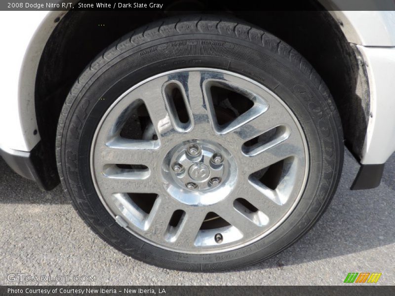 Stone White / Dark Slate Gray 2008 Dodge Nitro R/T
