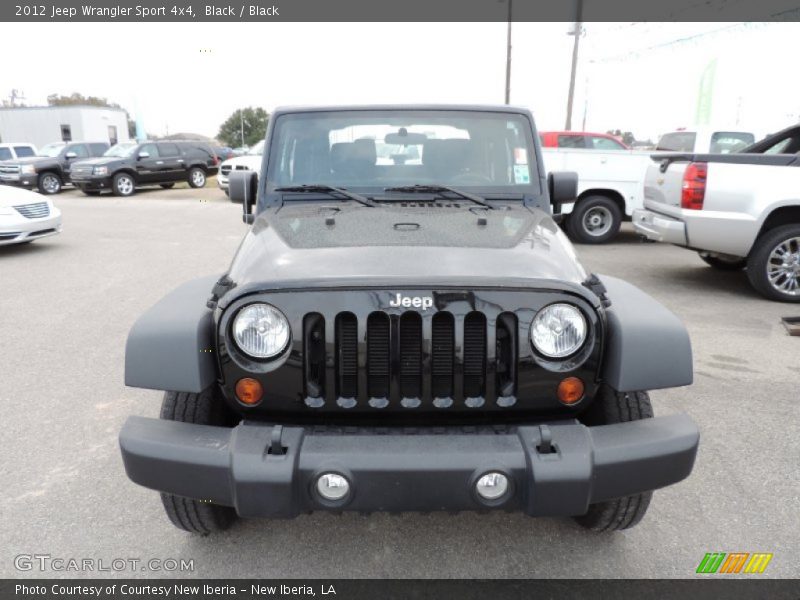 Black / Black 2012 Jeep Wrangler Sport 4x4