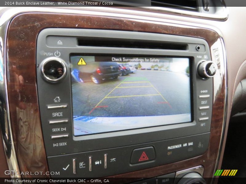 White Diamond Tricoat / Cocoa 2014 Buick Enclave Leather