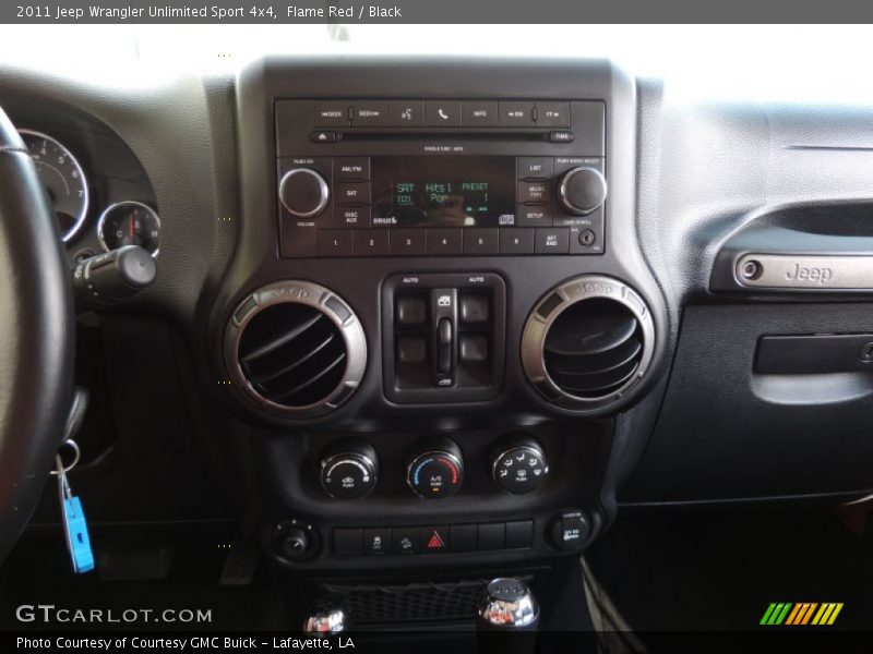 Flame Red / Black 2011 Jeep Wrangler Unlimited Sport 4x4