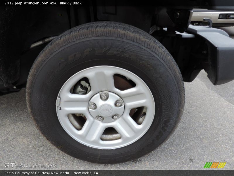 Black / Black 2012 Jeep Wrangler Sport 4x4
