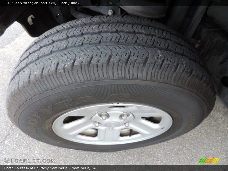 Black / Black 2012 Jeep Wrangler Sport 4x4