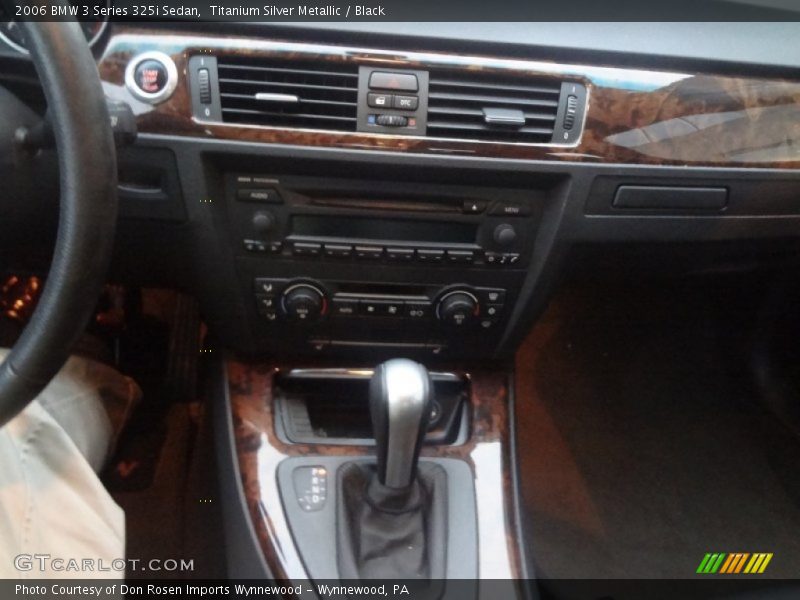 Titanium Silver Metallic / Black 2006 BMW 3 Series 325i Sedan