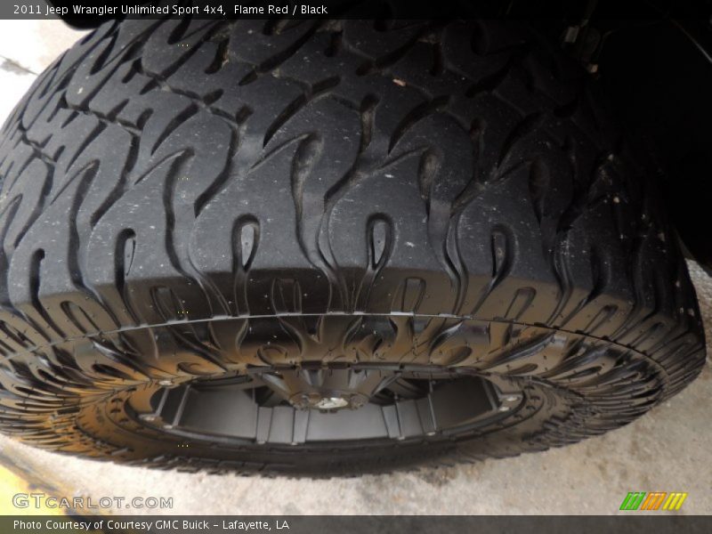 Flame Red / Black 2011 Jeep Wrangler Unlimited Sport 4x4