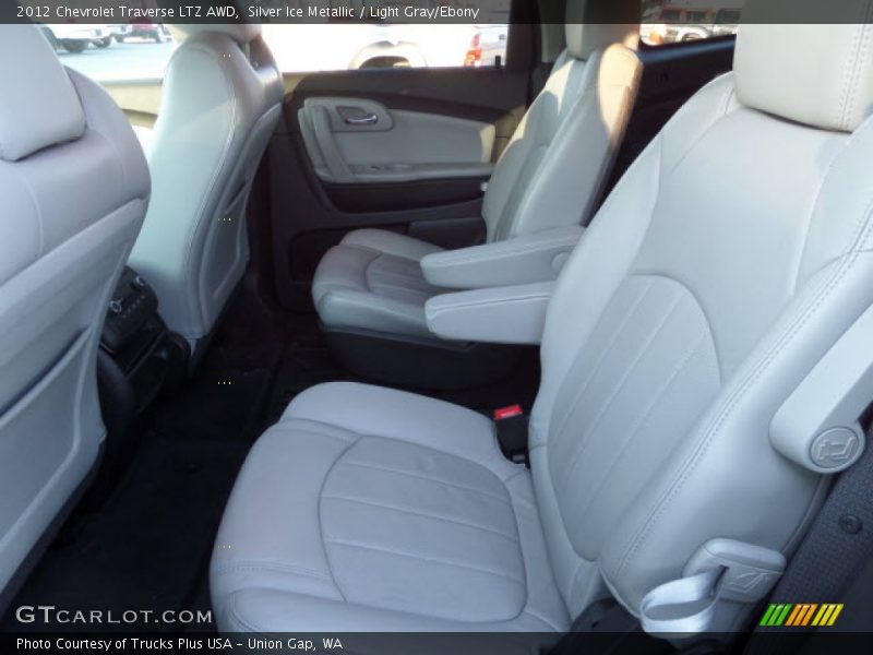 Silver Ice Metallic / Light Gray/Ebony 2012 Chevrolet Traverse LTZ AWD