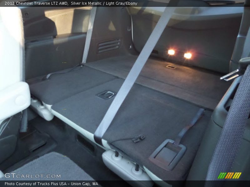 Silver Ice Metallic / Light Gray/Ebony 2012 Chevrolet Traverse LTZ AWD