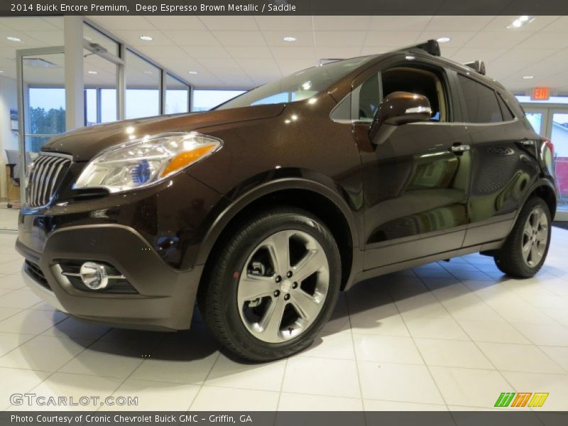 Deep Espresso Brown Metallic / Saddle 2014 Buick Encore Premium