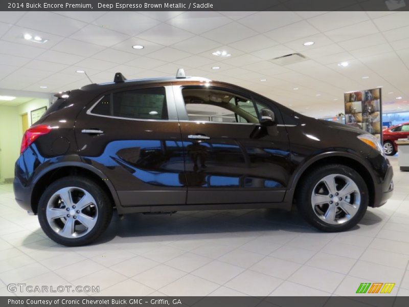 Deep Espresso Brown Metallic / Saddle 2014 Buick Encore Premium
