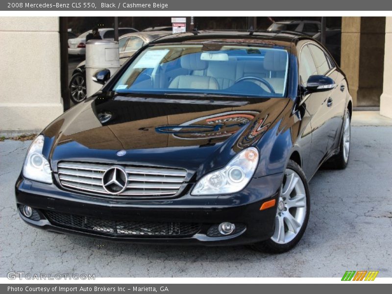 Black / Cashmere Beige 2008 Mercedes-Benz CLS 550