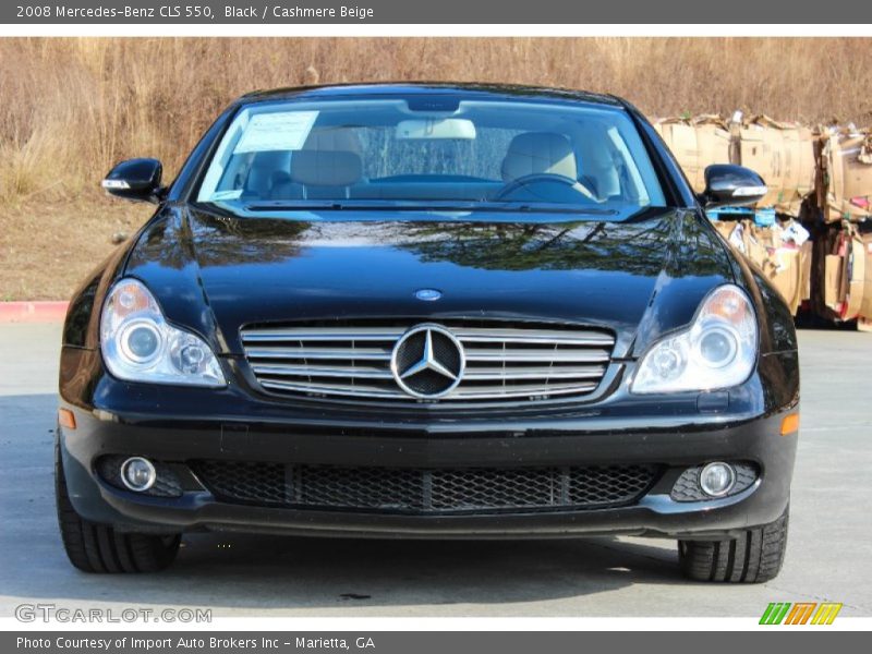 Black / Cashmere Beige 2008 Mercedes-Benz CLS 550