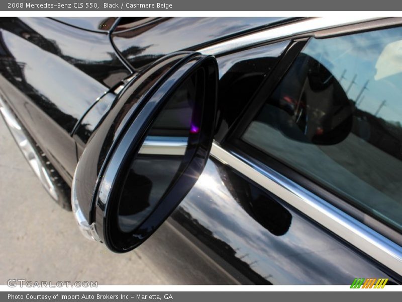 Black / Cashmere Beige 2008 Mercedes-Benz CLS 550