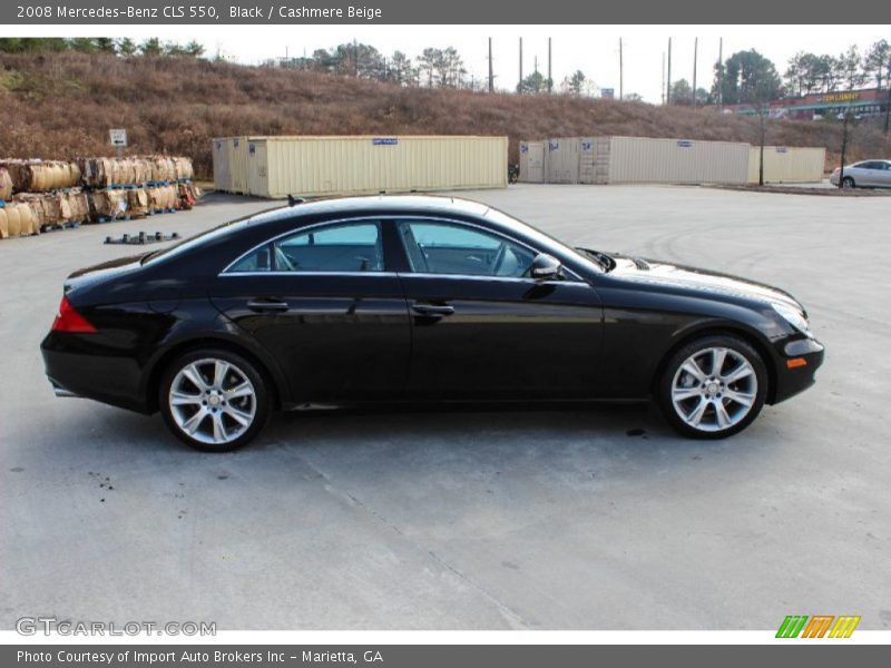 Black / Cashmere Beige 2008 Mercedes-Benz CLS 550