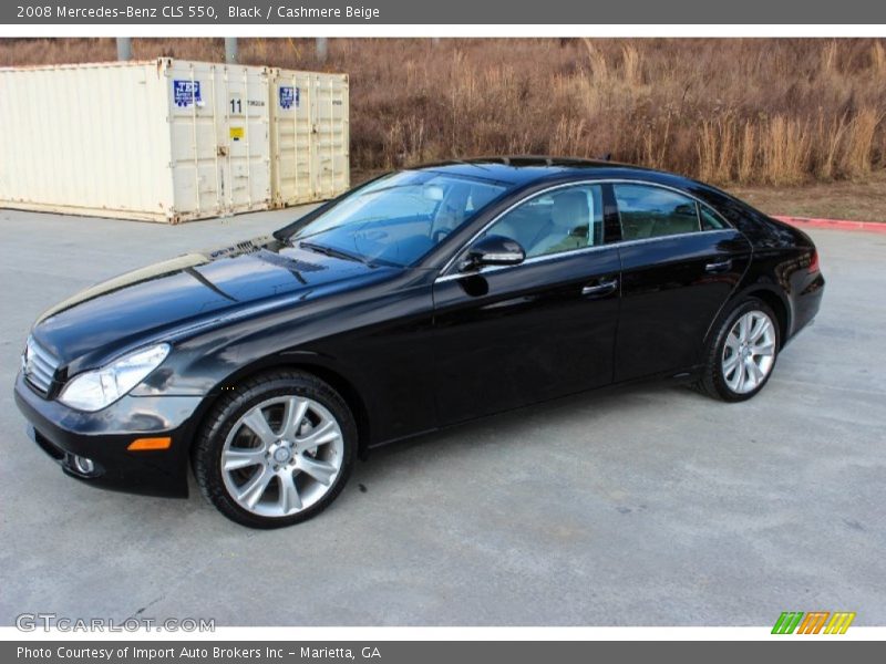 Black / Cashmere Beige 2008 Mercedes-Benz CLS 550