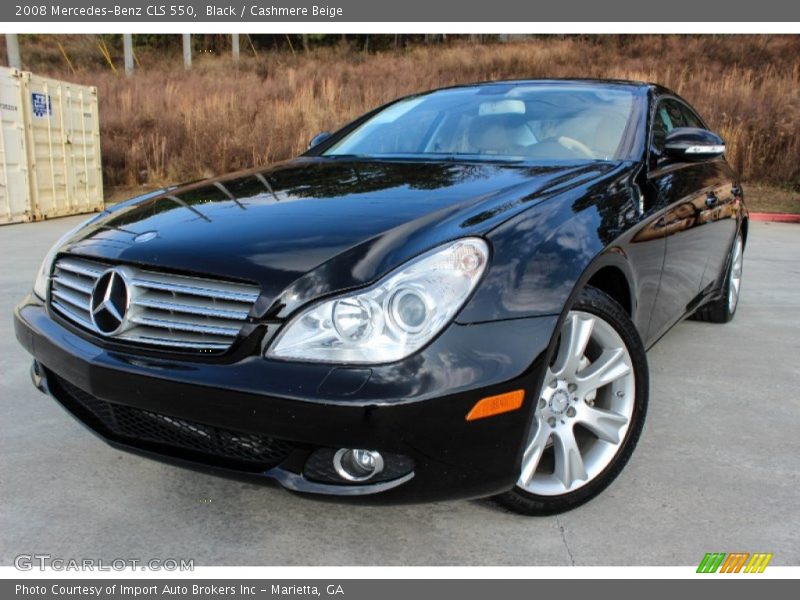 Black / Cashmere Beige 2008 Mercedes-Benz CLS 550