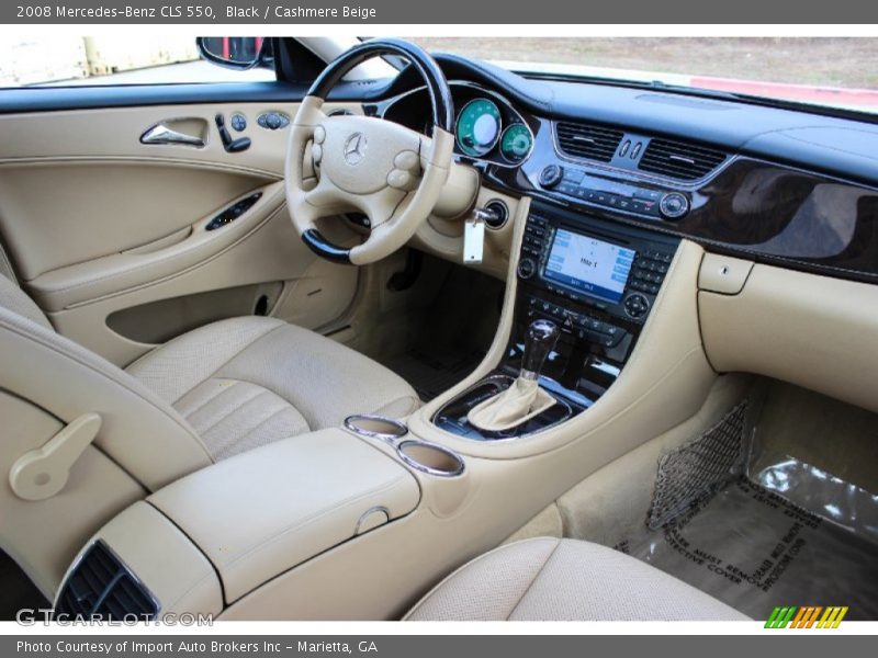Black / Cashmere Beige 2008 Mercedes-Benz CLS 550
