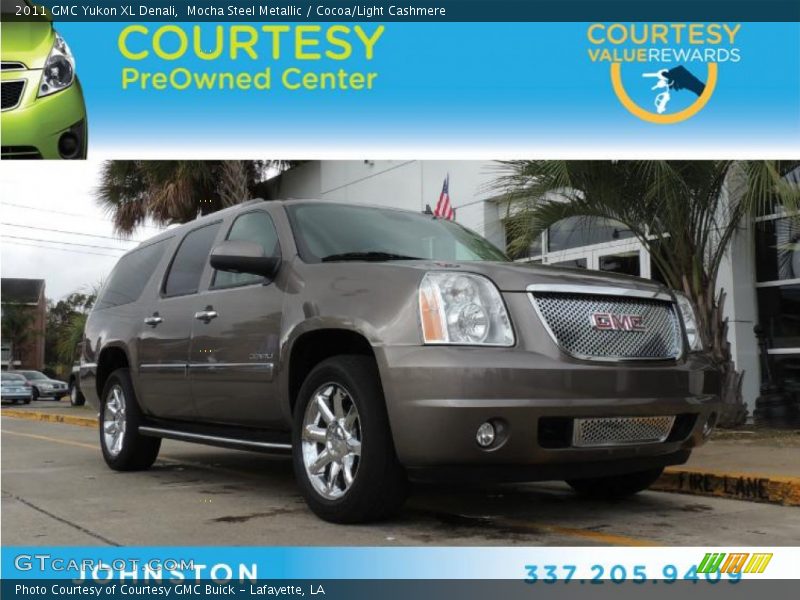 Mocha Steel Metallic / Cocoa/Light Cashmere 2011 GMC Yukon XL Denali