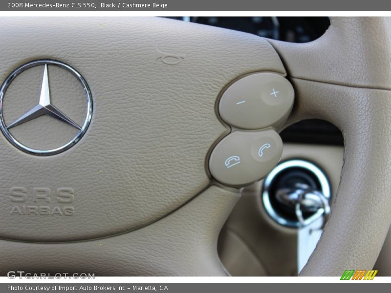 Black / Cashmere Beige 2008 Mercedes-Benz CLS 550