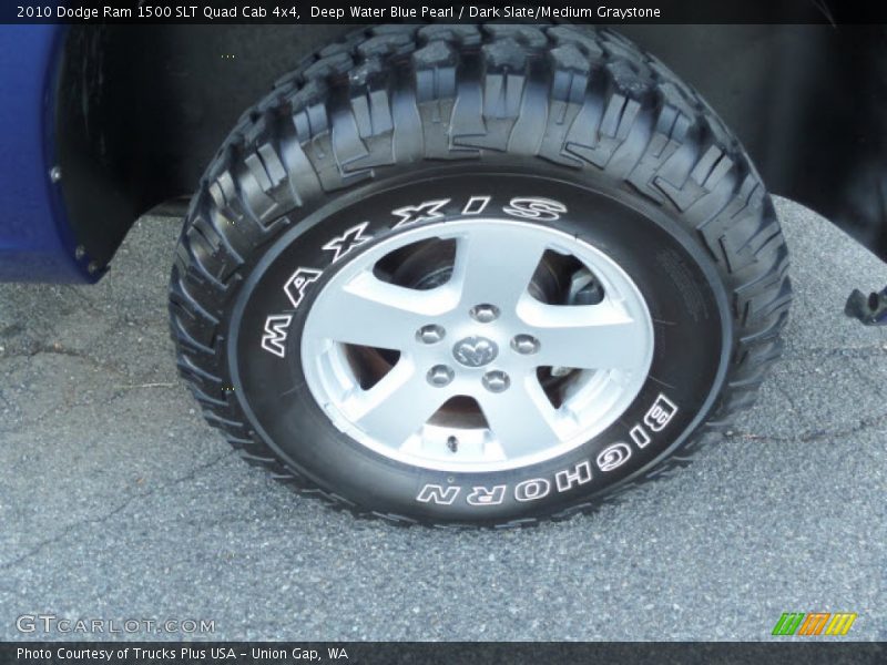 Deep Water Blue Pearl / Dark Slate/Medium Graystone 2010 Dodge Ram 1500 SLT Quad Cab 4x4