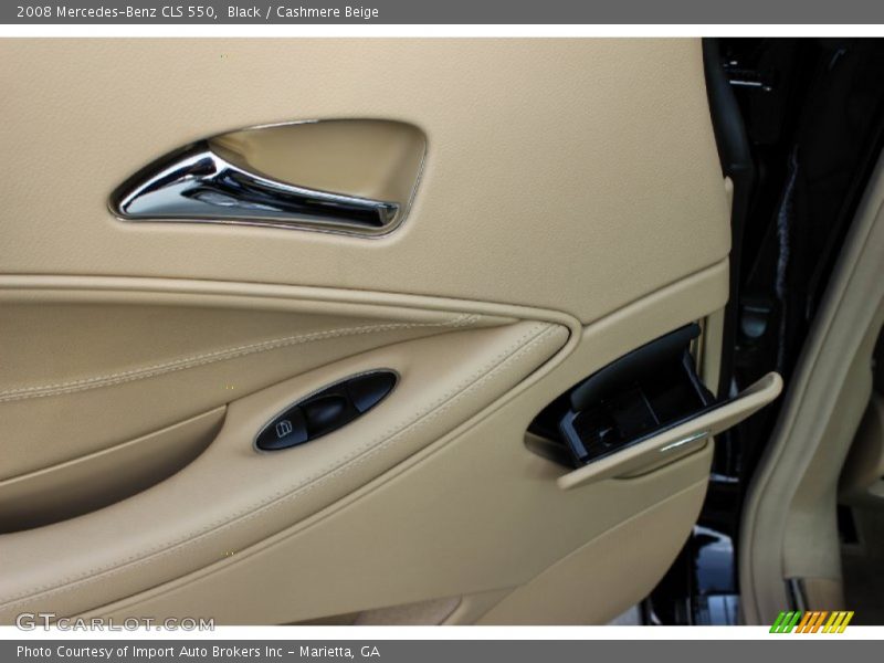 Black / Cashmere Beige 2008 Mercedes-Benz CLS 550