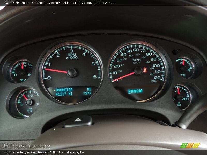 Mocha Steel Metallic / Cocoa/Light Cashmere 2011 GMC Yukon XL Denali