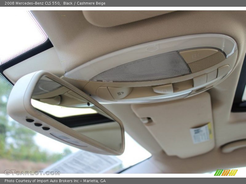 Black / Cashmere Beige 2008 Mercedes-Benz CLS 550