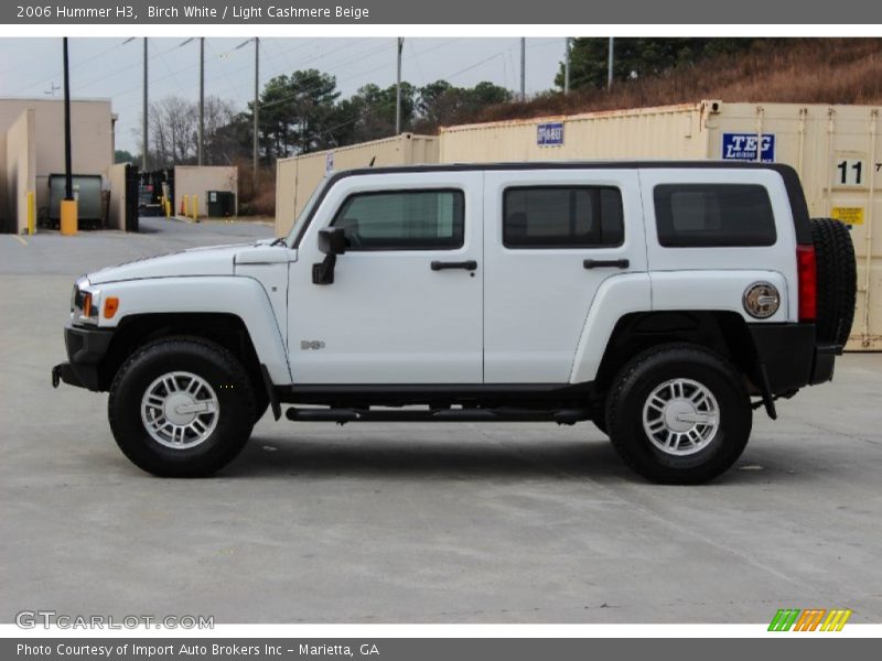 Birch White / Light Cashmere Beige 2006 Hummer H3
