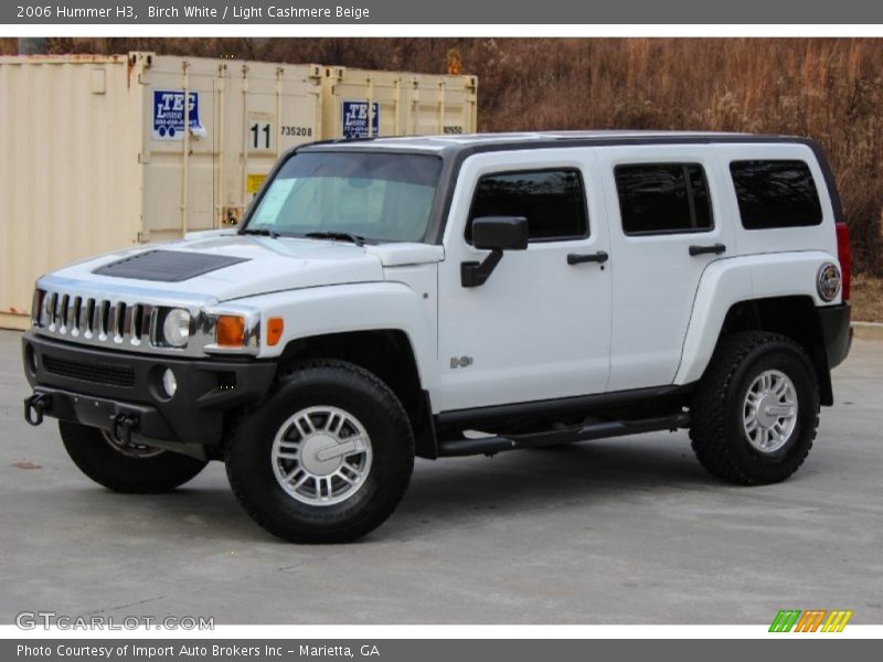 Birch White / Light Cashmere Beige 2006 Hummer H3