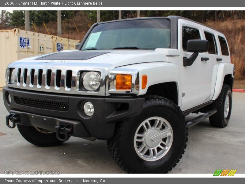 Birch White / Light Cashmere Beige 2006 Hummer H3