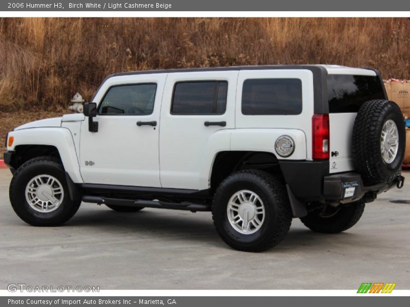 Birch White / Light Cashmere Beige 2006 Hummer H3