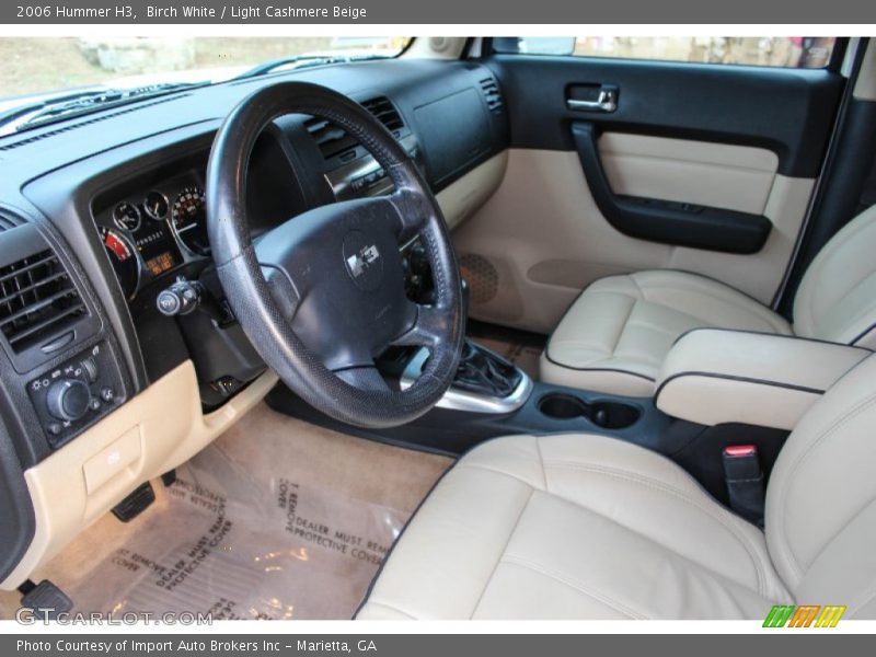 Birch White / Light Cashmere Beige 2006 Hummer H3