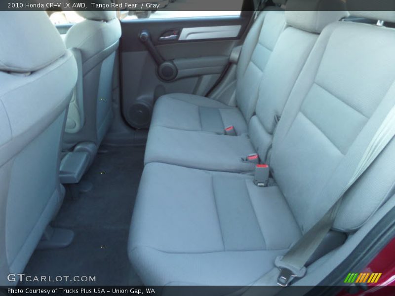 Tango Red Pearl / Gray 2010 Honda CR-V LX AWD
