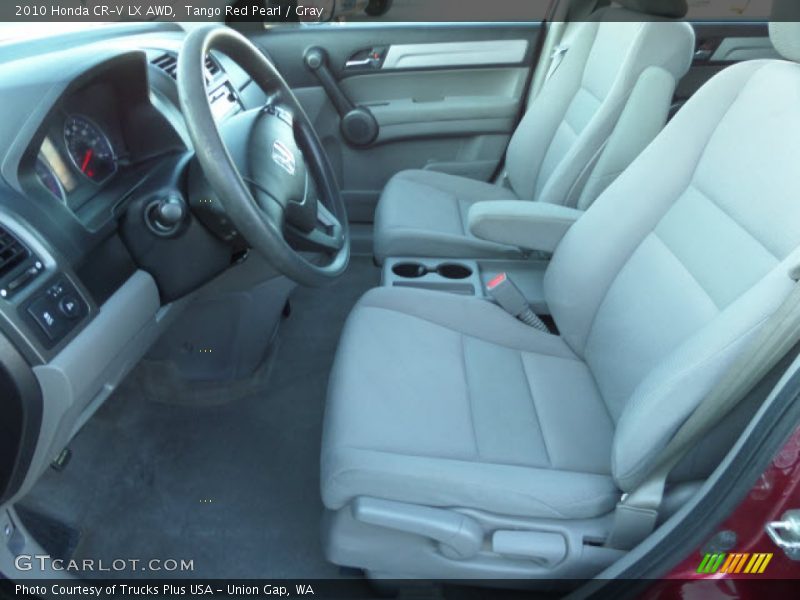 Tango Red Pearl / Gray 2010 Honda CR-V LX AWD