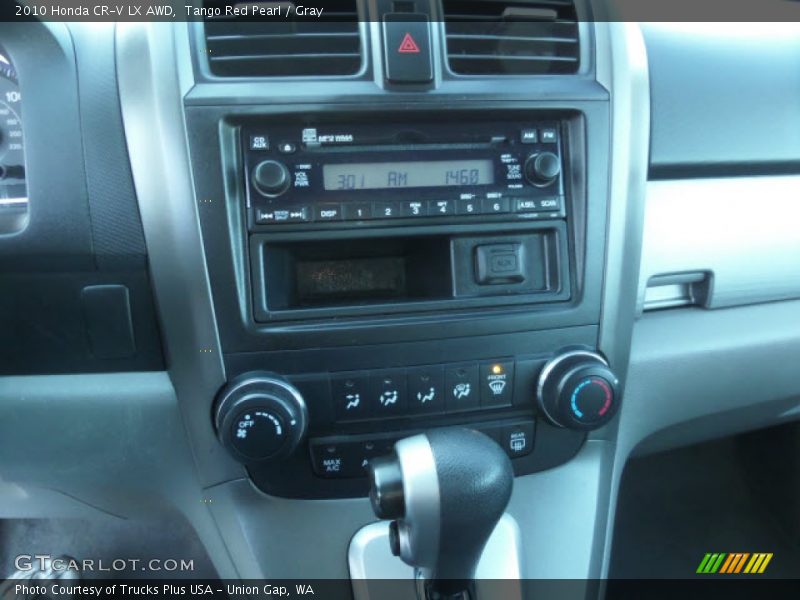 Tango Red Pearl / Gray 2010 Honda CR-V LX AWD