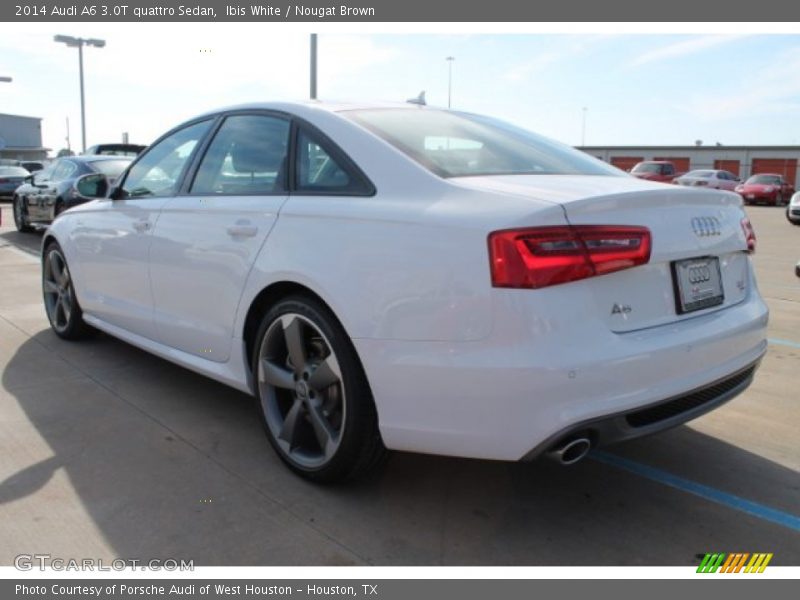 Ibis White / Nougat Brown 2014 Audi A6 3.0T quattro Sedan