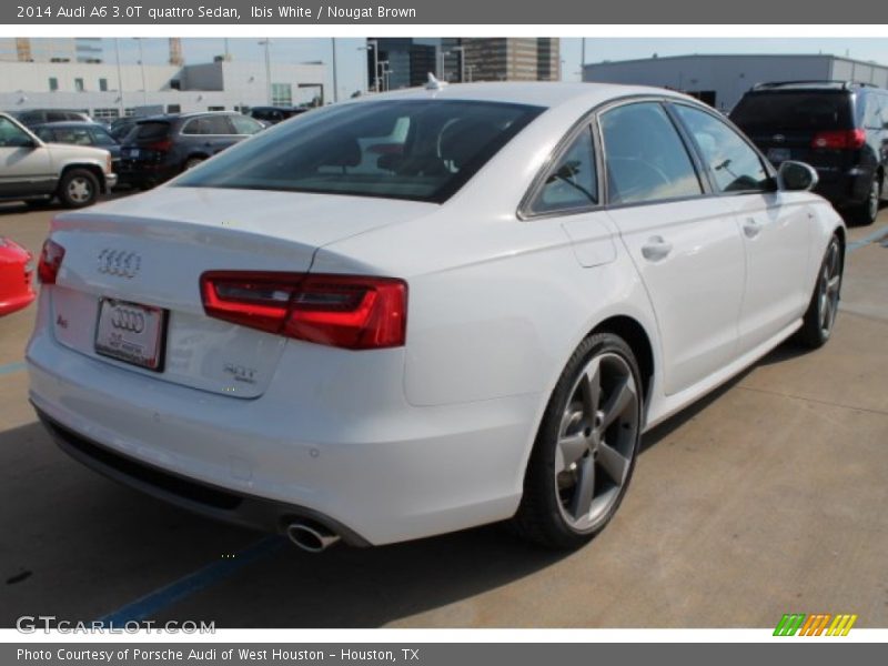 Ibis White / Nougat Brown 2014 Audi A6 3.0T quattro Sedan
