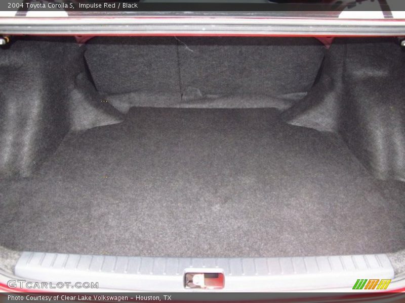 Impulse Red / Black 2004 Toyota Corolla S