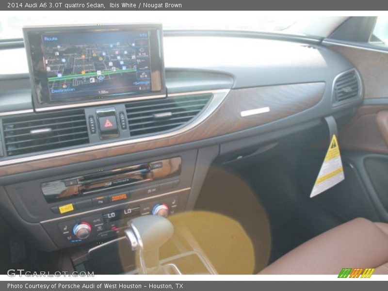 Ibis White / Nougat Brown 2014 Audi A6 3.0T quattro Sedan