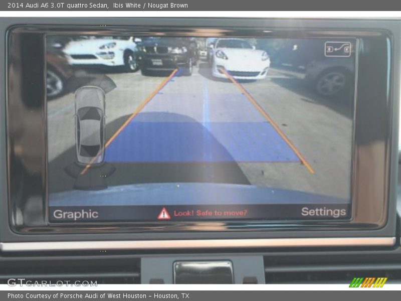 Ibis White / Nougat Brown 2014 Audi A6 3.0T quattro Sedan