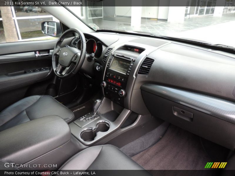 Dark Cherry / Black 2011 Kia Sorento SX V6